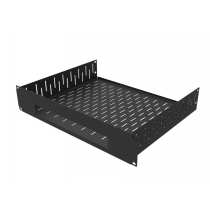 2U Vented Rack Shelf & Magnetic Faceplate For 1 X IC REALTIME