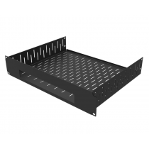 2U Vented Rack Shelf & Magnetic Faceplate For 1 X SONY UBP-X800M2