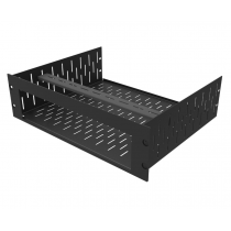 3U Vented Rack Shelf & Magnetic Faceplate For 1 X DELL OPTIPLEX 5070 SFF