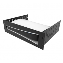 3U Vented Rack Shelf & Magnetic Faceplate For PS5 Digital Edition