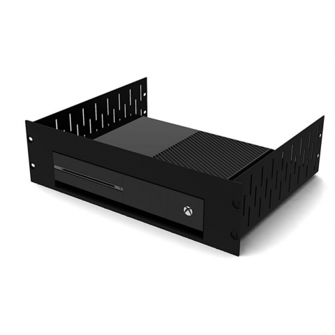 3U Vented Rack Shelf & Magnetic Faceplate For XBOX One