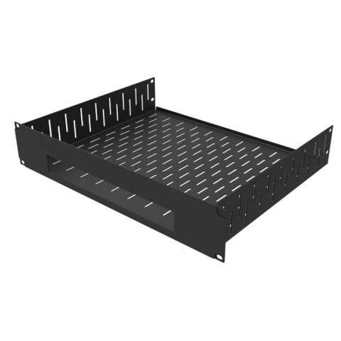 2U Vented Rack Shelf & Magnetic Faceplate For 1 X WATCHGUARD FIREBOX T70