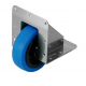 100mm Zinc Edge Castor with Blue Wheel, up to 200 kg
