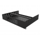 2U Vented Rack Shelf & Magnetic Faceplate For 1 x Sonos Amp