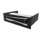 3U Vented Rack Shelf & Magnetic Faceplate For PS5