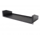 2U Black Shallow Rack Shelf - 181.5mm Deep