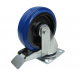 127mm Braked Swivel Castor with Blue Wheel, up to 180kg