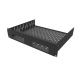 2U Vented Rack Shelf & Magnetic Faceplate For 2 x DIRECTV C61K
