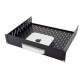2U Vented Rack Shelf & Magnetic Faceplate For 1 X MAC MINI