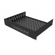 2U Vented Rack Shelf & Magnetic Faceplate For 1 X WATCHGUARD FIREBOX T10