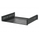 2U Vented 388mm Deep Rack Shelves with Front and Back Mounting