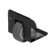 2x50mm Black Recessed Edge Castor, up to 40kg