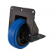 100mm Black Edge Castor with Blue Wheel, up to 200kg