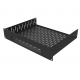 2U Vented Rack Shelf & Magnetic Faceplate For 1 X WATCHGUARD FIREBOX T70