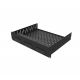 2U Vented Rack Shelf & Magnetic Faceplate For 3 x Apple TV