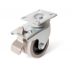 76mm Swivel Double Wheel Castor with Brake White