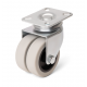 76mm Swivel Double Wheel Castor White